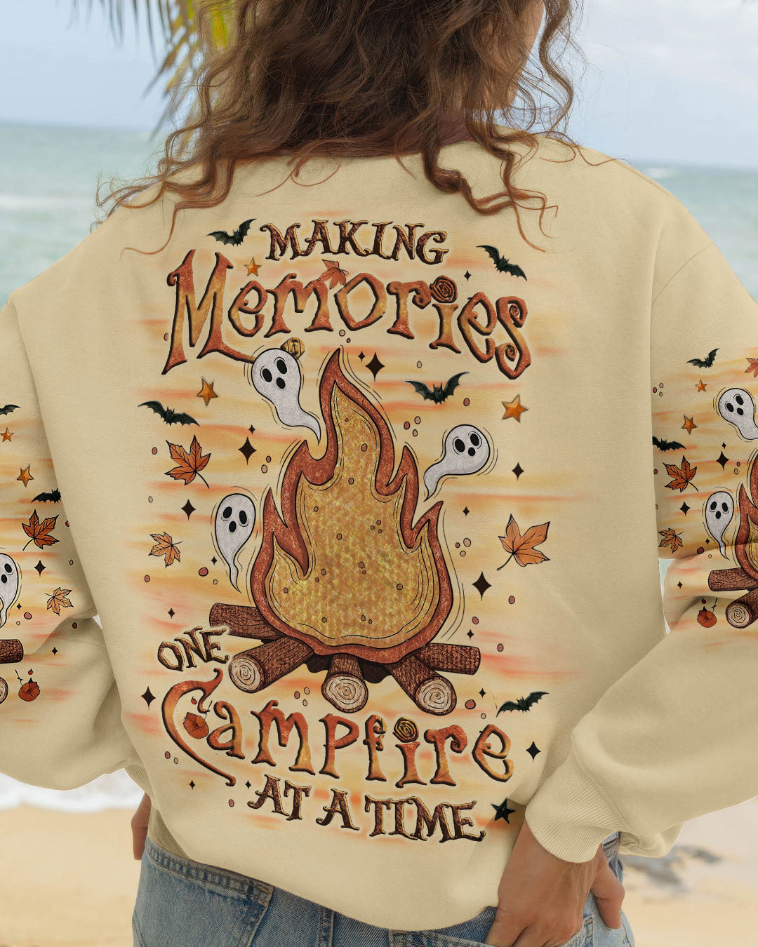 MAKING MEMORIES ONE CAMPFIRE AT A TIME HALLOWEEN ALL OVER PRINT - YHLT1007253