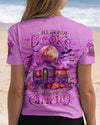 MY BROOM BROKE SO NOW HALLOWEEN CAMPING ALL OVER PRINT - YHLT1309244