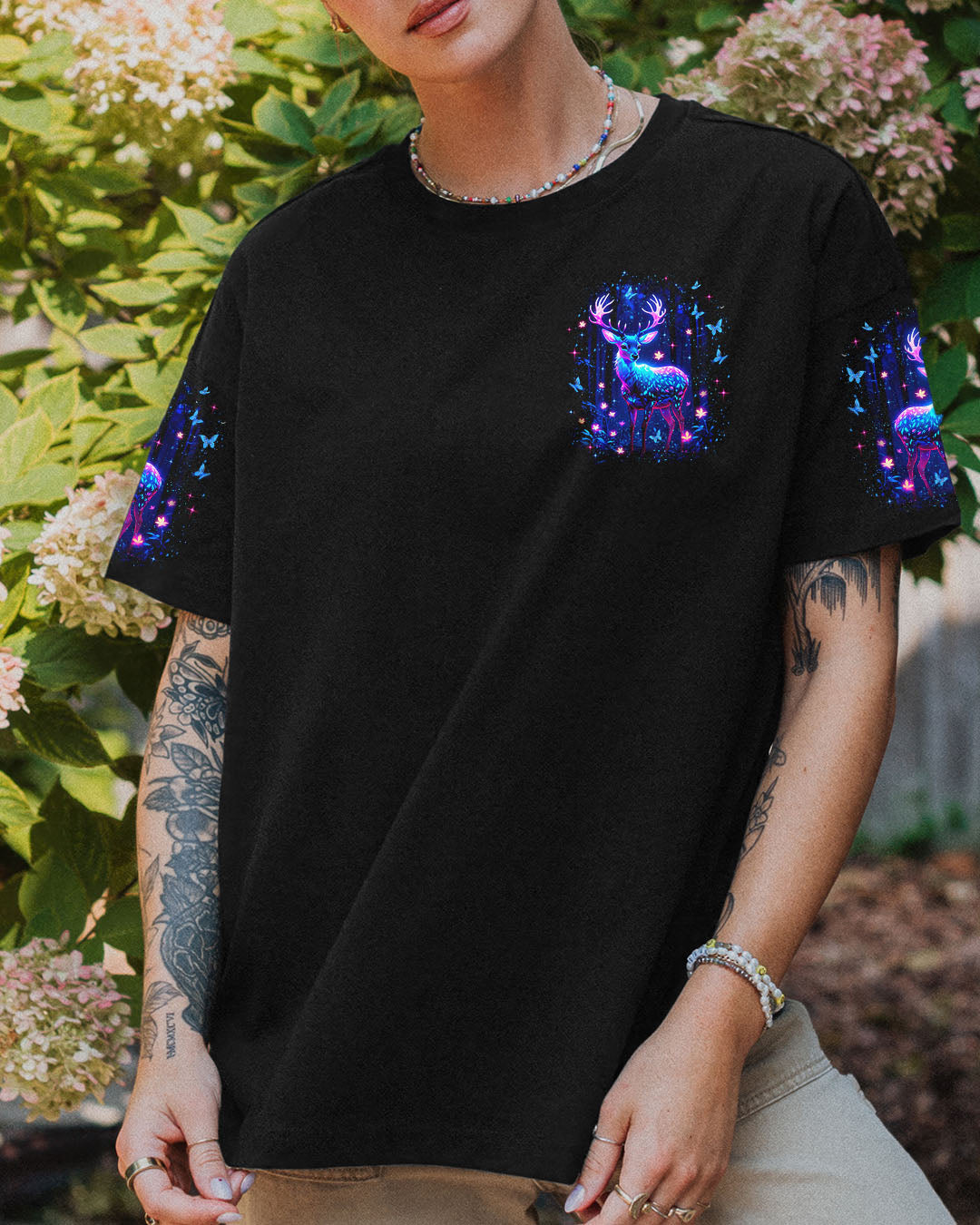 THE CLOSER I GET TO NATURE DEER ALL OVER PRINT - YHLT2609253
