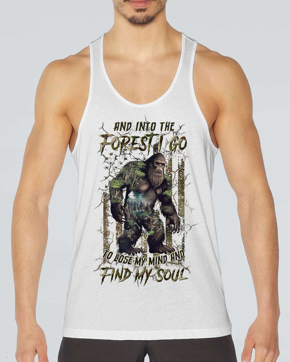 AND INTO THE FOREST I GO BIGFOOT ALL OVER PRINT - YHLN0801254