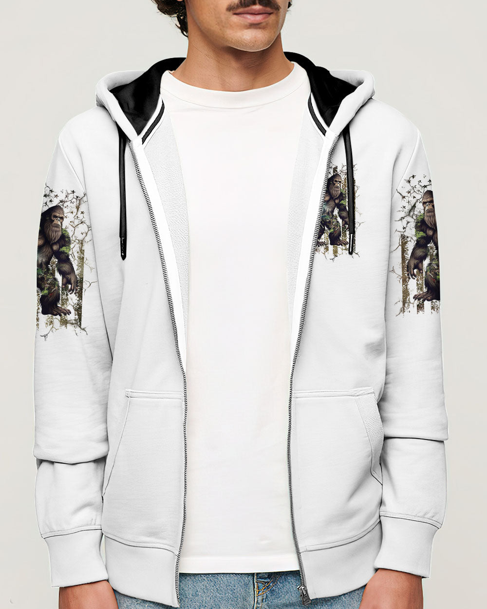AND INTO THE FOREST I GO BIGFOOT ALL OVER PRINT - YHLN0801254