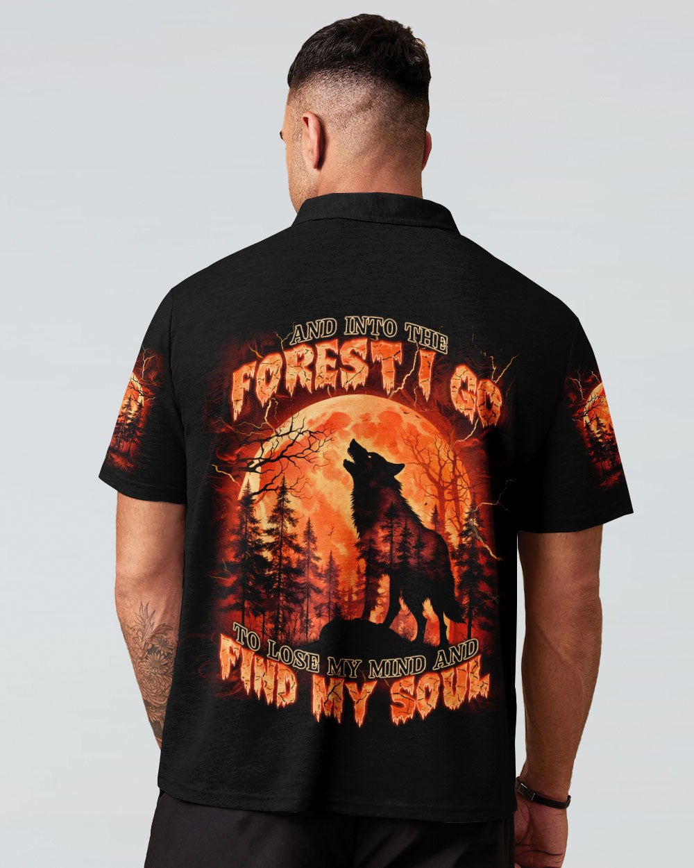 AND INTO THE FOREST I GO WOLF ALL OVER PRINT  - TLNT2803252