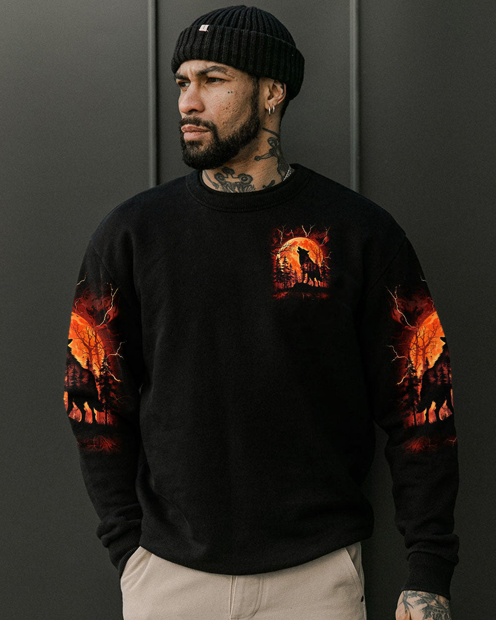 AND INTO THE FOREST I GO WOLF ALL OVER PRINT  - TLNT2803252