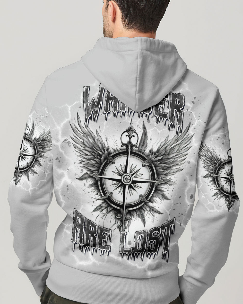 NOT ALL WHO WANDER ARE LOST COMPASS ALL OVER PRINT - TLTW1403253