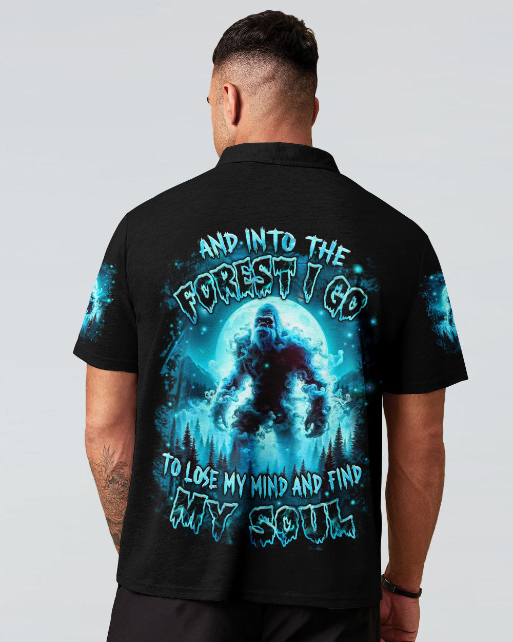 AND INTO THE FOREST I GO BIGFOOT ALL OVER PRINT - YHHN0603254