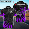 Bluejose Truck Lighting Multicolor Personalized Name Polo Shirt For Truck Driver