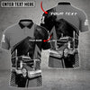 Bluejose Customized Name Truck Smoke Multicolor Option Polo Shirt, Perfect Gift For Truck Driver