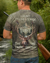 BlueJose I Hunt The Land Shirt, Personalized Hunting 3D Shirt