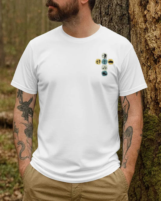 BlueJose I Don't Need Therapy Personalized Hiking 3D Shirt - White