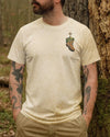 BlueJose Hike I Pray And I Trust God Personalized Hiking 3D Shirt - Sand
