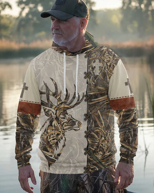 BlueJose God's Creation Hunter's Calling Shirt, Personalized Hunting 3D Shirt