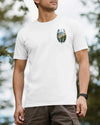BlueJose On Every Mountain Path Personalized Hiking 3D Shirt - White