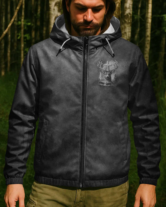 BlueJose Born To Hunt Strengthened By Grace Shirt, Personalized Hunting 3D Shirt