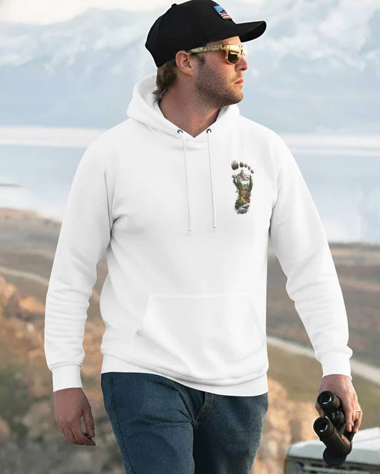 BlueJose Not All Who Wander Are Lost  Personalized Hiking Shirt - White