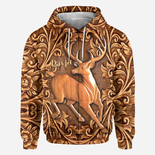 BlueJose Love Hunting, Personalized Hunting All Over Shirt, Personalized 3D Hoodie For Hunting Lover