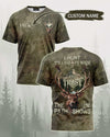 BlueJose I Hunt The Land Shirt, Personalized Hunting 3D Shirt
