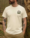 BlueJose Out Here The World Grows Quiet Personalized Hiking 3D Shirt - Beige