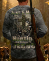 BlueJose Just A Man Who Likes Hunting And Believes In Jesus Shirt, Personalized Hunting 3D Shirt
