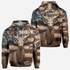 BlueJose Love Hunting, Personalized Hunting All Over Shirt, Personalized 3D Hoodie For Hunting Lover
