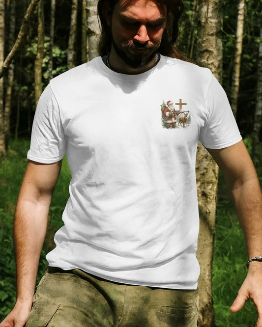 BlueJose In This Season I Hunt For Peace And I've Already Found It In Him Shirt, Personalized Hunting 3D Shirt