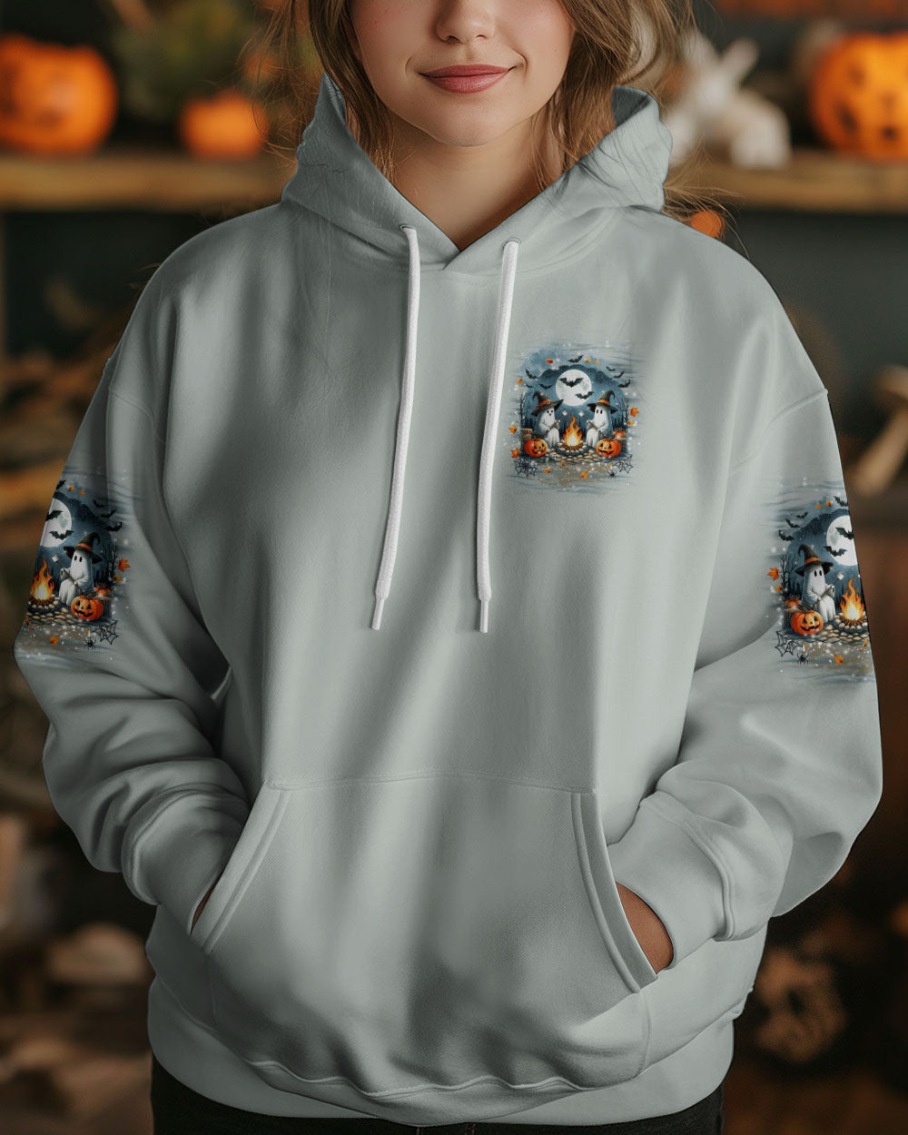 LET'S GET TOASTED BOOS HALLOWEEN ALL OVER PRINT - YHDU3008243