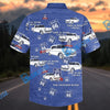 Bluejose Personalized Car Route 66 Mother Road Classic Chevy Hawaiian Shirt