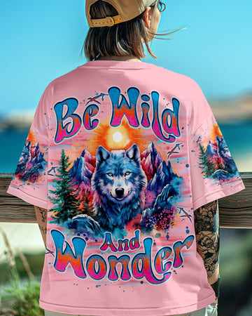 BE WILD AND WONDER WOLF ALL OVER PRINT - TLNO2503251