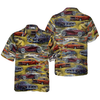 Bluejose Retro Hot Rod 3D Hawaiian Shirt