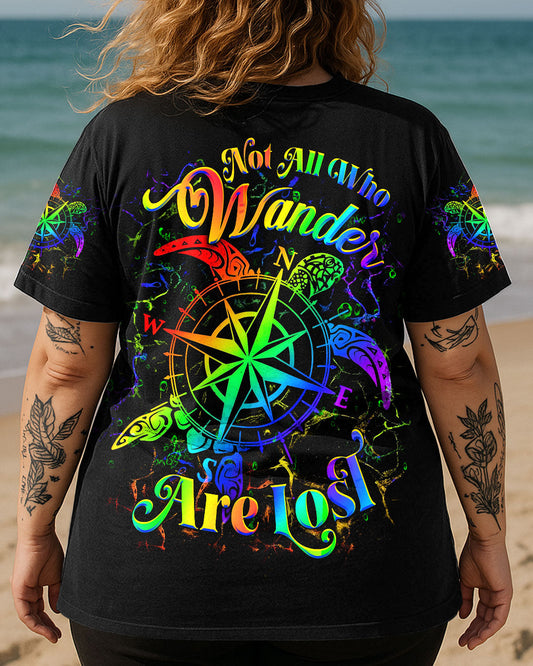 NOT ALL WHO WANDER ARE LOST TURTLE ALL OVER PRINT - YHDU0207254