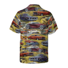 Bluejose Retro Hot Rod 3D Hawaiian Shirt