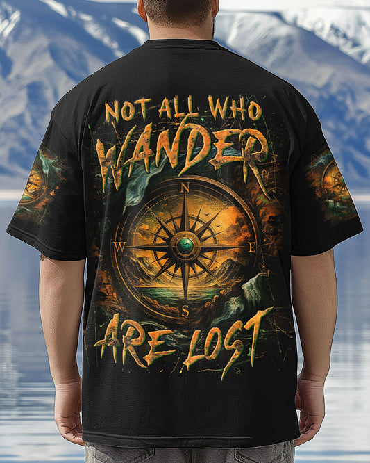 NOT ALL WHO WANDER ARE LOST COMPASS ALL OVER PRINT - YHLN0306254