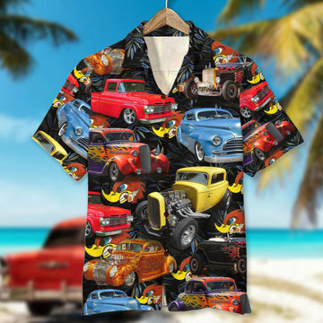 Custom Hot Rod Photo Hawaiian Shirt, Gift For Hot Rod Lovers