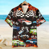 Weekend Forecast Dirt Track Racing With A Chance Of Drinking Custom Photo Hawaiian Shirt, Summer Gift