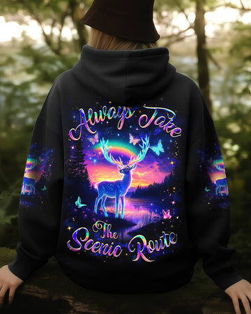 ALWAYS TAKE THE SCENIC ROUTE ALL OVER PRINT - YHHG0412252
