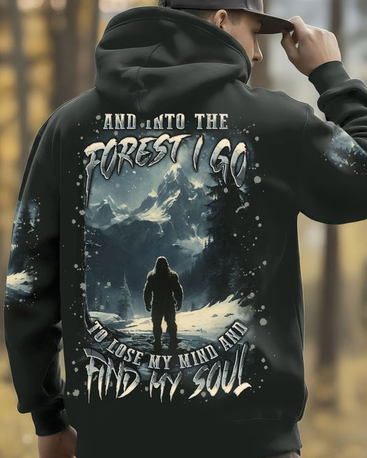 AND INTO THE FOREST I GO BIGFOOT ALL OVER PRINT - YHLN0412251