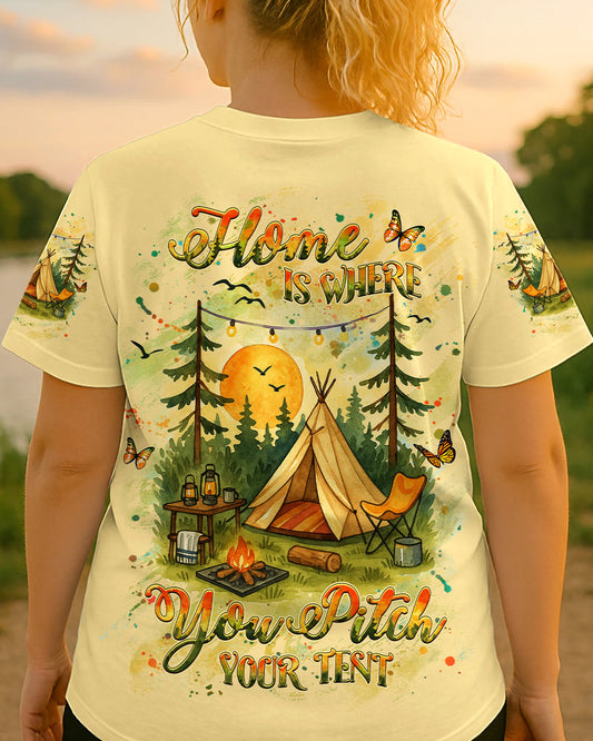 HOME IS WHERE YOU PITCH YOUR TENT ALL OVER PRINT - YHHG0107254