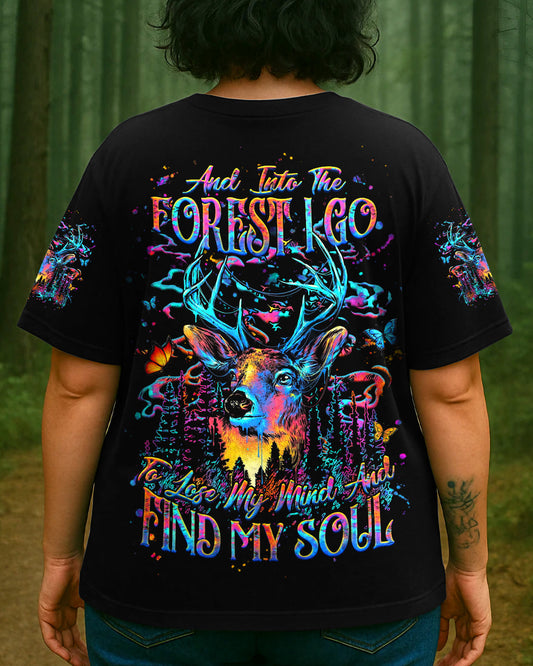 AND INTO THE FOREST I GO DEER ALL OVER PRINT - YHHG2706251