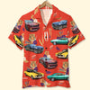 Bluejose Custom Classic Car Photo Hawaiian Shirt, Gift For Car Lovers