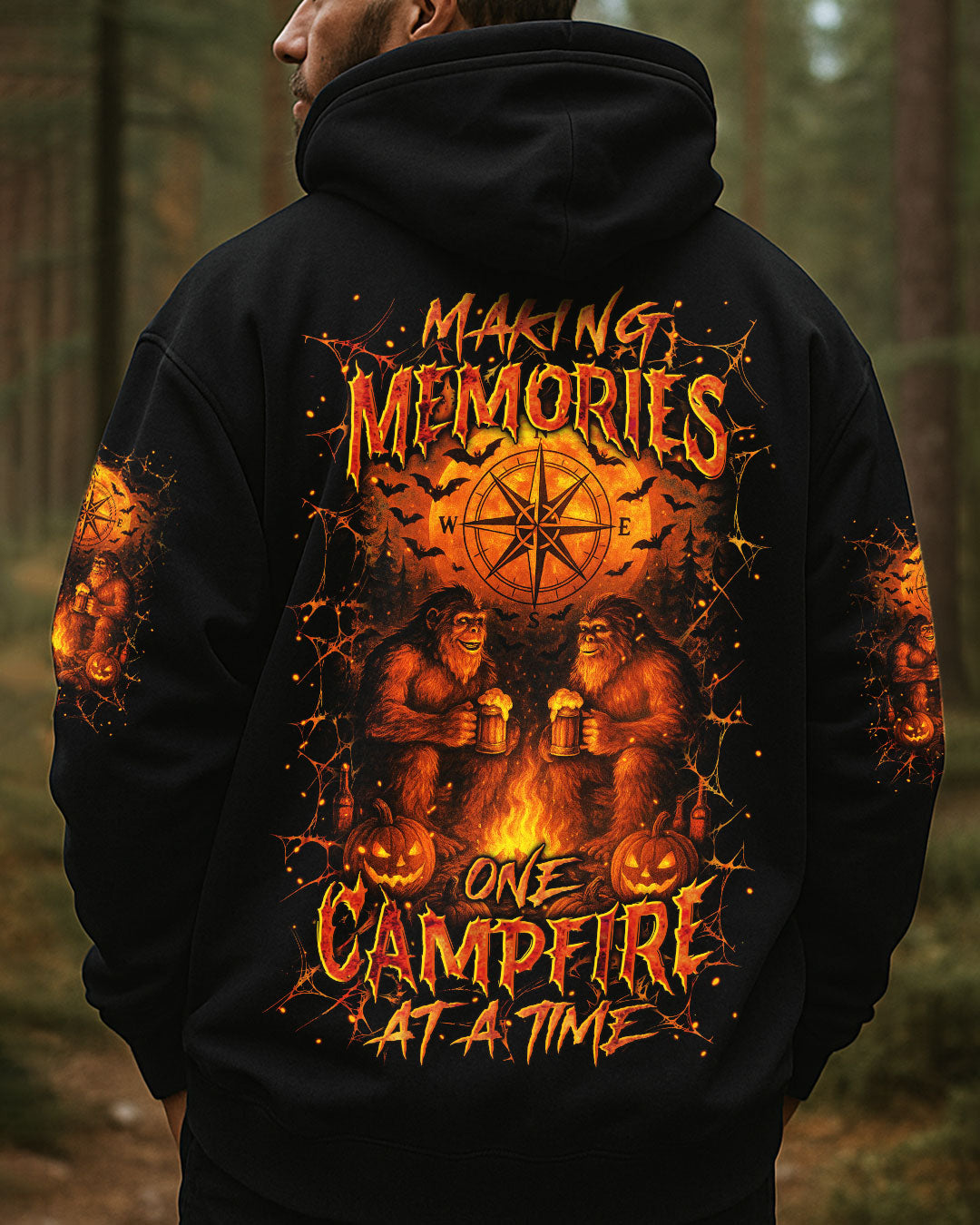MAKING MEMORIES ONE CAMPFIRE AT A TIME HALLOWEEN ALL OVER PRINT - YHLN2307252