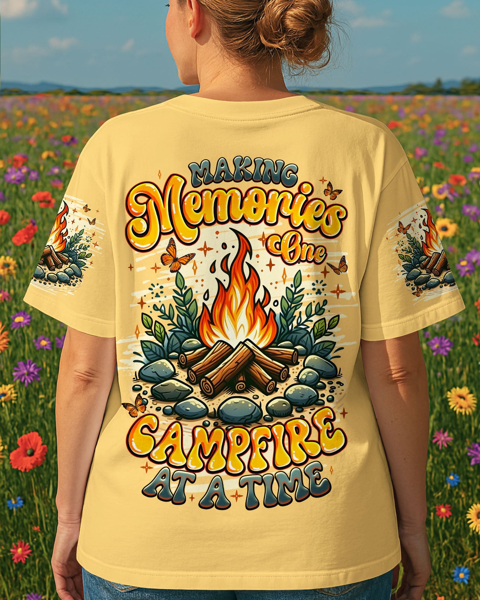 MAKING MEMORIES ONE CAMPFIRE AT A TIME ALL OVER PRINT - TYQY0108254