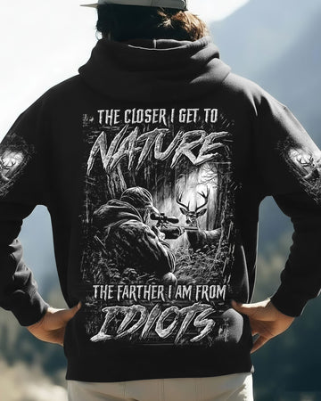 THE CLOSER I GET TO NATURE HUNTING ALL OVER PRINT - YHLN0512252