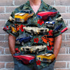 Custom Car Photo Hawaiian Shirt, Floral Pattern, Gift For Car Lovers