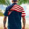 BlueJose Custom Family Name Patriotic American Flag, 250 Years of Blessing God Hawaii Shirt