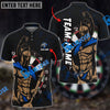 BlueJose Darts Spartan Personalized Name, Team Name Shirt (4 Colors)