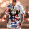 BlueJose Custom Name Happy Independence's Day USA Eagle Faith, Family & Freedom 3D Hawaii Shirt