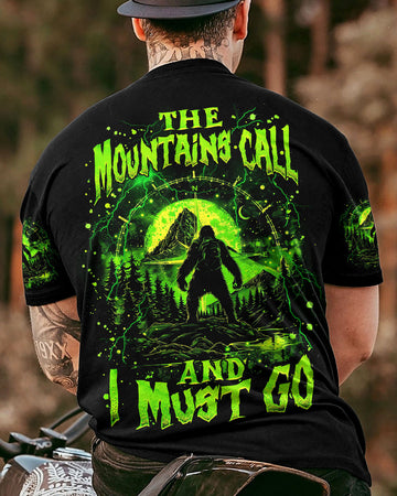 THE MOUNTAINS CALL AND I MUST GO BIGFOOT ALL OVER PRINT  - TLNZ1003253