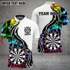 BlueJose Darts Smoke Pattern Personalized Name Shirt