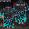 BlueJose Darts Board Lightning Graffiti Personalized Name, Team Name Shirt (6 Colors)