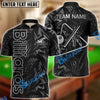BlueJose Billiards Ball 8 New Metalic Style Personalized Name, Team Name Unisex Shirt ( 6 Colors )