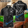 BlueJose Billiards Ball 8 New Metalic Style Personalized Name, Team Name Unisex Shirt ( 6 Colors )